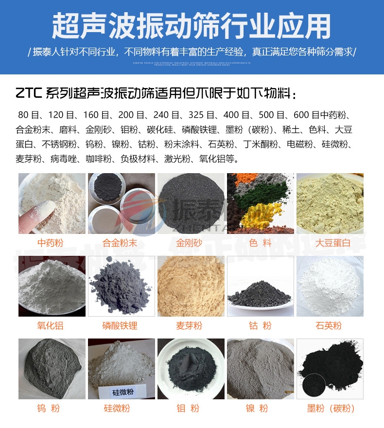 硬脂酸鉛超聲波振動(dòng)篩行業(yè)應(yīng)用