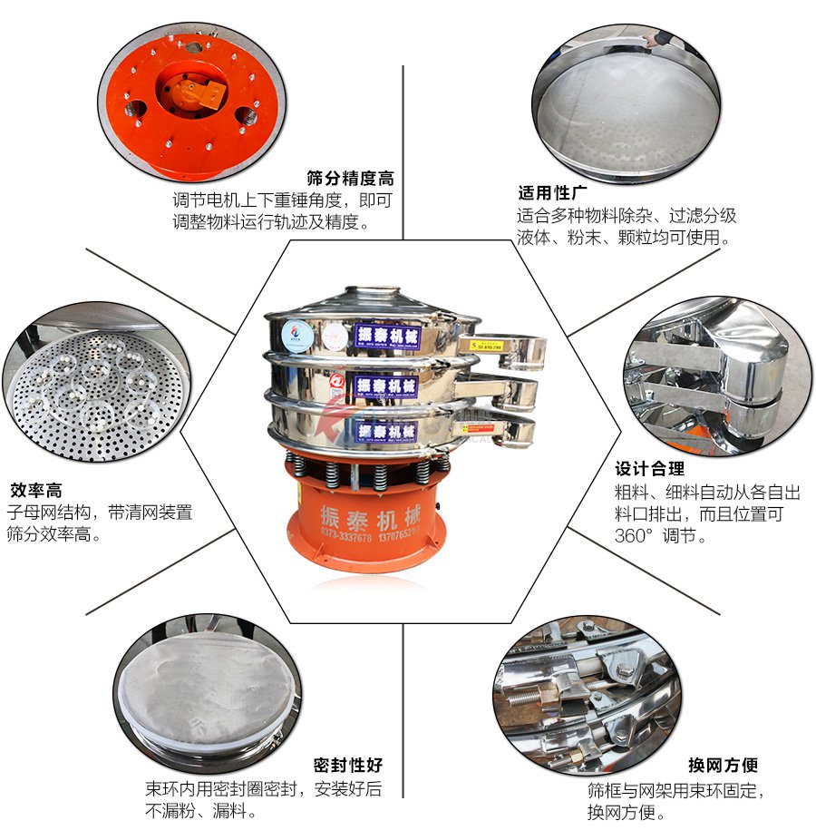 白砂糖不銹鋼振動(dòng)篩